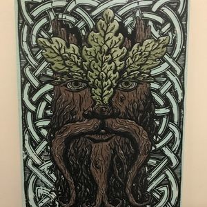 Boho tree canvas